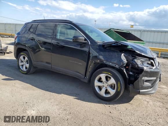 2018 Jeep Compass Latitude с VIN 3C4NJDBB4JT455172, выставлен на аукционе Copart как лот 70138675 с пробегом 106 172 миль миль и Списание • Salvage title. История ставок и продаж доступна на DreamBid. Изображение 4.
