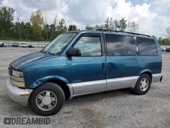 1996 Chevrolet Astro with VIN 1GNDM19W7TB164848, listed as a Copart auction lot 69095325 with 193,632 mi miles and Salvage title. Bid and sale history available at DreamBid. Image 1.