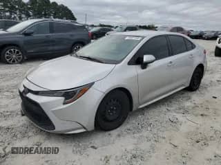 2021 Toyota Corolla LE with VIN 5YFEPMAE7MP260796, listed as a Copart auction lot 85521305 with 96,014 mi miles and Salvage title. Bid and sale history available at DreamBid. Image 1.