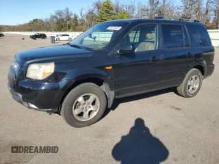 2006 Honda Pilot EX-L with VIN 2HKYF18596H540952, listed as a Copart auction lot 86673425 with 156,365 mi miles and Salvage title. Bid and sale history available at DreamBid. Image 1.