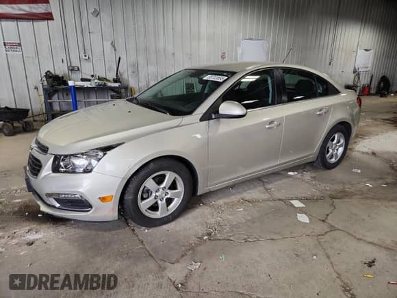 2015 Chevrolet Cruze LT с VIN 1G1PC5SB6F7140967, выставлен на аукционе Copart как лот 89703695 с пробегом 61 997 миль миль и На запчасти • Non repairable. История ставок и продаж доступна на DreamBid. Изображение 1.