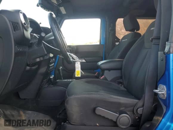 2016 Jeep Wrangler Rubicon with VIN 1C4BJWCG4GL276367, listed as a Copart auction lot 78666584 with 82,295 mi miles and Salvage title. Bid and sale history available at DreamBid. Image 7.