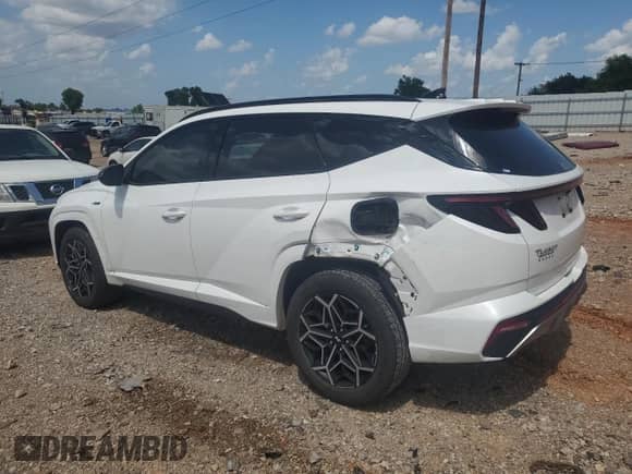 2023 Hyundai Tucson XRT with VIN KM8JFCAE6PU217260, listed as a Copart auction lot 61601965 with 45,559 mi miles and Salvage title. Bid and sale history available at DreamBid. Image 2.
