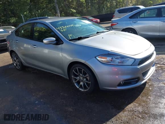 2014 Dodge Dart SXT with VIN 1C3CDFBB1ED909680, listed as a IAAI auction lot 43364770 with 97,568 mi miles and . Bid and sale history available at DreamBid. Image 1.