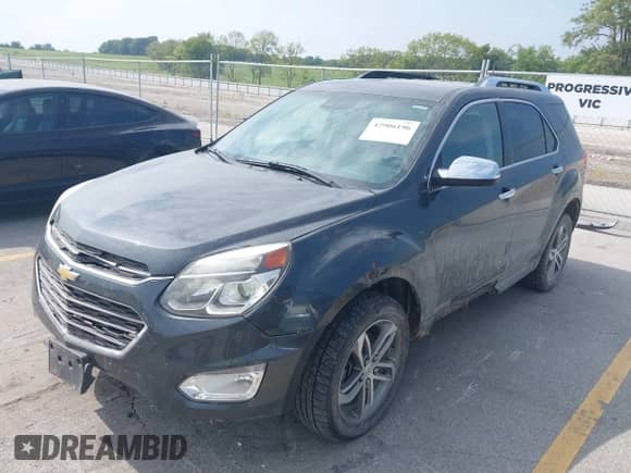 2017 Chevrolet Equinox Premier с VIN 2GNFLGE34H6154119, выставлен на аукционе IAAI как лот 42906196 с пробегом 165 359 миль миль и . История ставок и продаж доступна на DreamBid. Изображение 2.