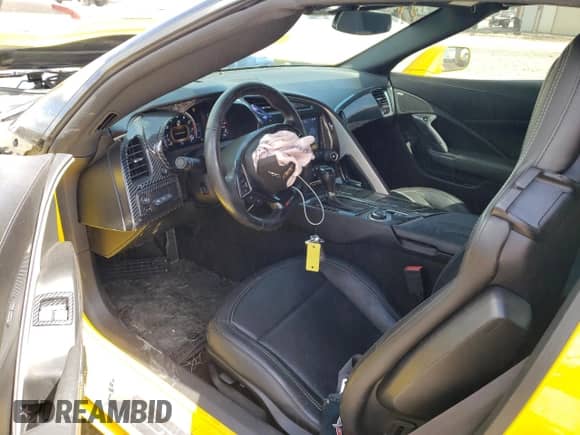 2018 Chevrolet Corvette Z06 1LZ with VIN 1G1YP2D62J5600301, listed as a Copart auction lot 64827244 with 41,767 mi miles and Salvage title. Bid and sale history available at DreamBid. Image 8.