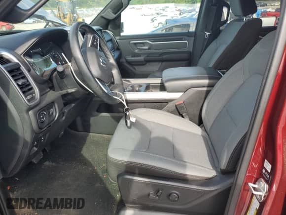 2022 Ram 1500 Big Horn with VIN 1C6RREMT4NN464263, listed as a Copart auction lot 61414375 with 10,704 mi miles and Salvage title. Bid and sale history available at DreamBid. Image 7.