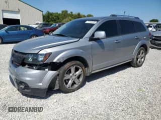 2017 Dodge Journey Crossroad with VIN 3C4PDCGG1HT705654, listed as a Copart auction lot 71744015 with 181,763 mi miles and Salvage title. Bid and sale history available at DreamBid. Image 1.