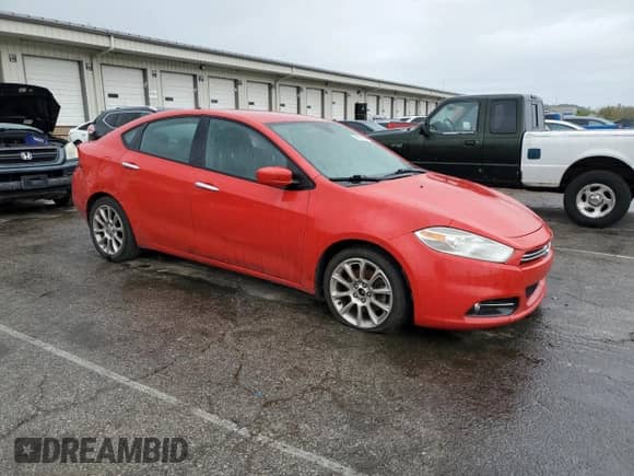 2016 Dodge Dart SXT Sport Blacktop with VIN 1C3CDFFA8GD815963, listed as a Copart auction lot 85161685 with 236,834 mi miles and Salvage title. Bid and sale history available at DreamBid. Image 4.