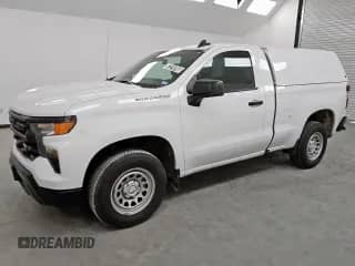 2023 Chevrolet Silverado 1500 Work Truck with VIN 3GCNAAEK1PG353503, listed as a Copart auction lot 57219765 with 100,332 mi miles and Clean title. Bid and sale history available at DreamBid. Image 1.