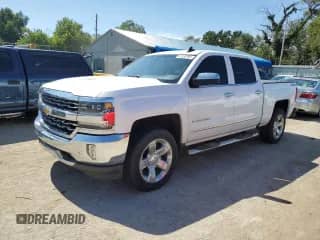 2017 Chevrolet Silverado 1500 LTZ with VIN 3GCUKSEJ6HG321296, listed as a Copart auction lot 81380995 with 169,207 mi miles and Salvage title. Bid and sale history available at DreamBid. Image 1.
