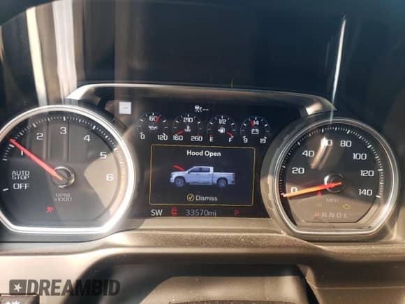 2022 Chevrolet Silverado 1500 LTZ with VIN 3GCPWEED8NG101442, listed as a Copart auction lot 58603855 with 33,570 mi miles and Salvage title. Bid and sale history available at DreamBid. Image 9.