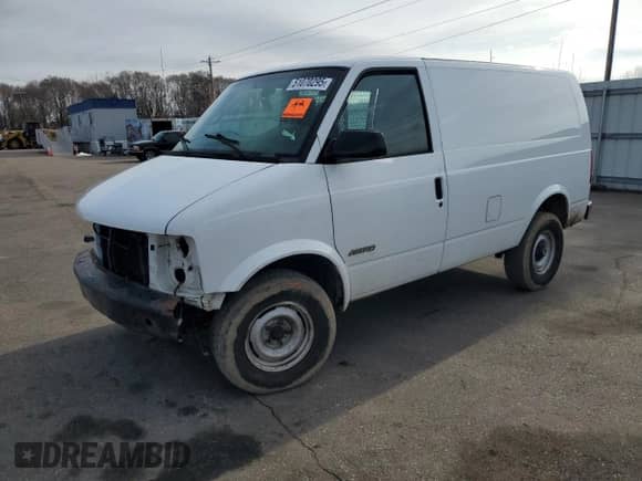 2000 Chevrolet Astro Cargo с VIN 1GCDM19W4YB151023, выставлен на аукционе Copart как лот 60136175 с пробегом 203 375 миль миль и Списание • Salvage title. История ставок и продаж доступна на DreamBid. Изображение 1.