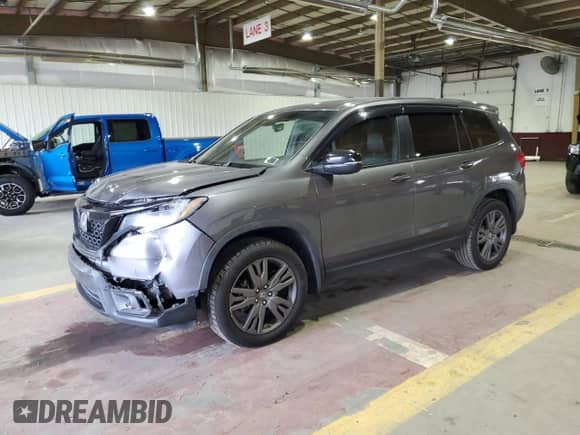 2021 Honda Passport EX-L с VIN 5FNYF8H53MB011288, выставлен на аукционе Copart как лот 80280645 с пробегом 96 387 миль миль и Списание • Salvage title. История ставок и продаж доступна на DreamBid. Изображение 1.