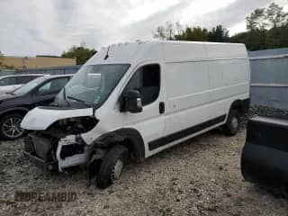 2025 Ram ProMaster Cargo Tradesman with VIN 3C6LRVDG2SE513565, listed as a Copart auction lot 80646245 with 27,392 mi miles and Salvage title. Bid and sale history available at DreamBid. Image 1.