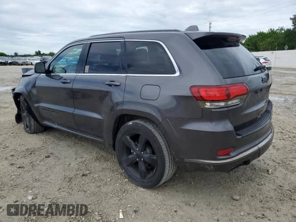 2016 Jeep Grand Cherokee High Altitude with VIN 1C4RJECG4GC320389, listed as a Copart auction lot 81341415 with 46,968 mi miles and Salvage title. Bid and sale history available at DreamBid. Image 2.