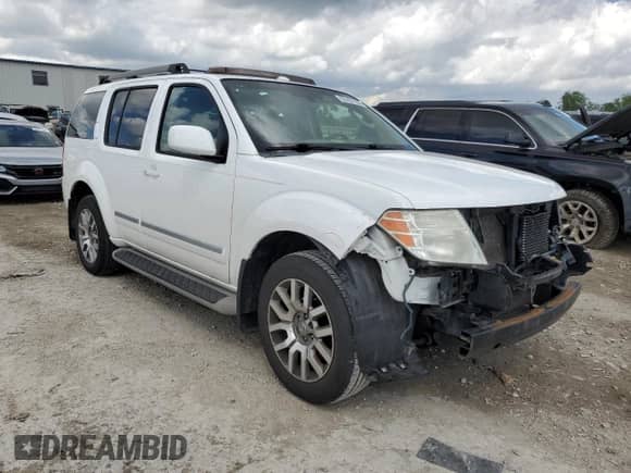 2010 Nissan Pathfinder SE with VIN 5N1AR1NNXAC622833, listed as a Copart auction lot 55167265 with 198,337 mi miles and Salvage title. Bid and sale history available at DreamBid. Image 4.