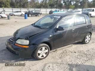 2006 Chevrolet Aveo LS z VIN KL1TD66656B659549, wystawiony jako Copart lot #79019564 z przebiegiem 196 476 mil mil oraz Czysty tytuł • Clean title. Historia ofert i sprzedaży dostępna na DreamBid. Obrazek 1.