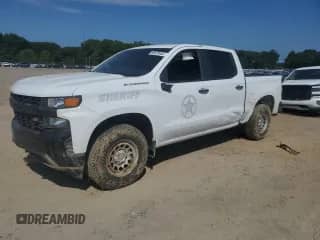 2019 Chevrolet Silverado 1500 Work Truck with VIN 1GCUYAEF1KZ296688, listed as a Copart auction lot 68529485 with 170,465 mi miles and Salvage title. Bid and sale history available at DreamBid. Image 1.