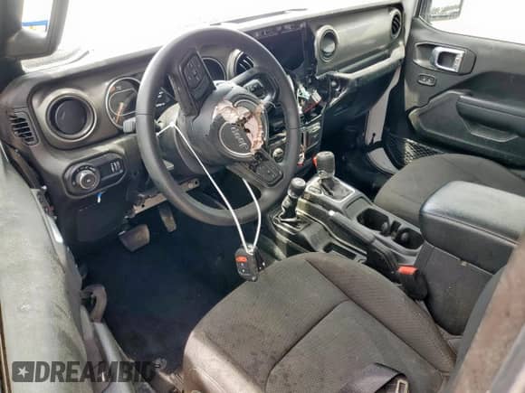 2023 Jeep Wrangler Sport с VIN 1C4HJXAG4PW598962, выставлен на аукционе Copart как лот 63846695 с пробегом 37 986 миль миль и Списание • Salvage title. История ставок и продаж доступна на DreamBid. Изображение 8.