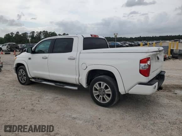2016 Toyota Tundra Platinum with VIN 5TFGW5F12GX198415, listed as a Copart auction lot 54560715 with 28,678 mi miles and Clean title. Bid and sale history available at DreamBid. Image 2.