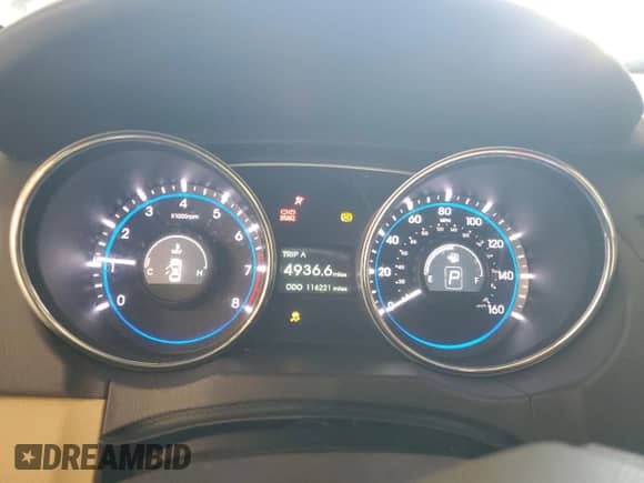 2013 Hyundai Sonata GLS z VIN 5NPEB4AC9DH710474, wystawiony jako Copart lot #71876565 z przebiegiem 116 221 mil mil oraz Szkoda całkowita • Salvage title. Historia ofert i sprzedaży dostępna na DreamBid. Obrazek 9.