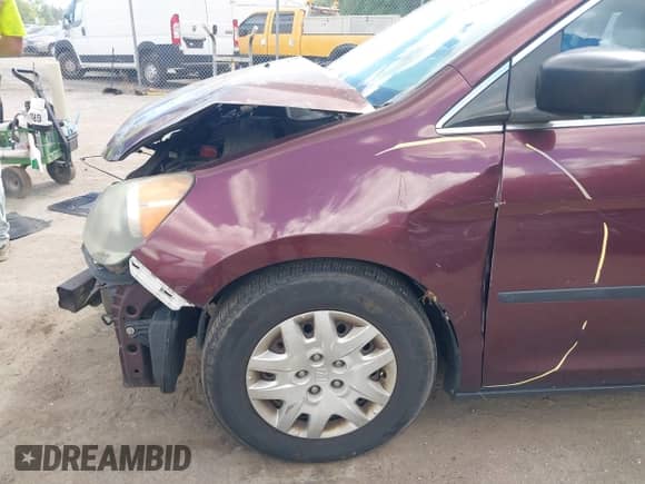 2008 Honda Odyssey LX with VIN 5FNRL38258B080981, listed as a IAAI auction lot 43069148 with 161,085 mi miles and . Bid and sale history available at DreamBid. Image 13.