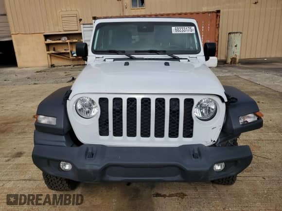 2024 Jeep Wrangler Willys with VIN 1C4PJXDN3RW156098, listed as a Copart auction lot 60233175 with 42,444 mi miles and Salvage title. Bid and sale history available at DreamBid. Image 5.