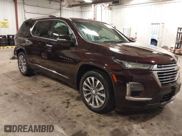 2023 Chevrolet Traverse Premier с VIN 1GNERKKW0PJ153658, выставлен на аукционе IAAI как лот 42597863 с пробегом 26 070 миль миль и . История ставок и продаж доступна на DreamBid. Изображение 1.