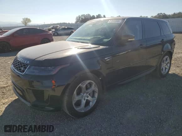 2018 Land Rover Range Rover Sport HSE with VIN SALWR2RV8JA800687, listed as a Copart auction lot 81845845 with 109,558 mi miles and Salvage title. Bid and sale history available at DreamBid. Image 1.