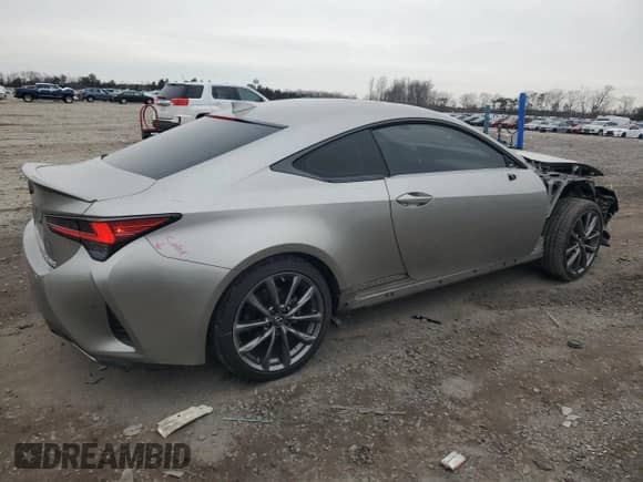 2022 Lexus RC 350 F Sport с VIN JTHGZ5DC4N5011386, выставлен на аукционе Copart как лот 89360385 с пробегом 29 038 миль миль и Списание • Salvage title. История ставок и продаж доступна на DreamBid. Изображение 3.