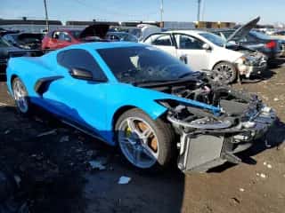 2022 Chevrolet Corvette 3LT с VIN 1G1YC2D47N5104393, выставлен на аукционе Copart как лот 79839543 с пробегом 7 139 миль миль и Списание • Salvage title. История ставок и продаж доступна на DreamBid. Изображение 4.