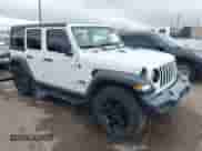 2021 Jeep Wrangler Unlimited Sport S with VIN 1C4HJXDG8MW509322, listed as a IAAI auction lot 42110123 with 39,955 mi miles and . Bid and sale history available at DreamBid. Image 1.
