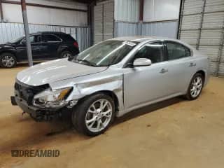 2013 Nissan Maxima SV with VIN 1N4AA5AP3DC845753, listed as a Copart auction lot 70629815 with 89,345 mi miles and Salvage title. Bid and sale history available at DreamBid. Image 1.