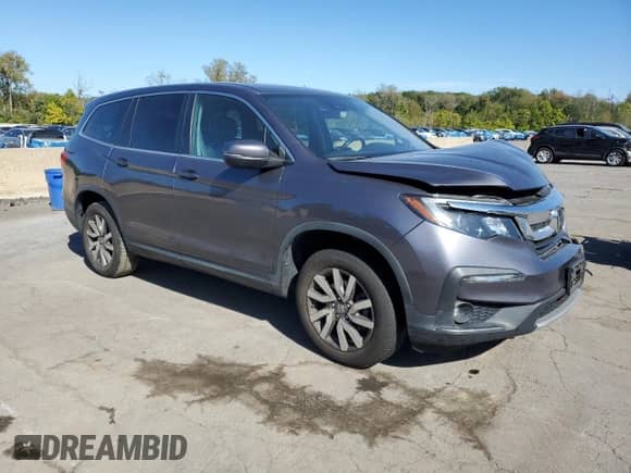 2019 Honda Pilot EX-L z VIN 5FNYF6H50KB012867, wystawiony jako Copart lot #85266135 z przebiegiem 62 823 mil mil oraz Szkoda całkowita • Salvage title. Historia ofert i sprzedaży dostępna na DreamBid. Obrazek 4.