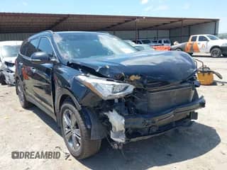 2016 Hyundai Santa Fe SE with VIN KM8SR4HF8GU133652, listed as a IAAI auction lot 42554004 with 204,283 mi miles and . Bid and sale history available at DreamBid. Image 1.