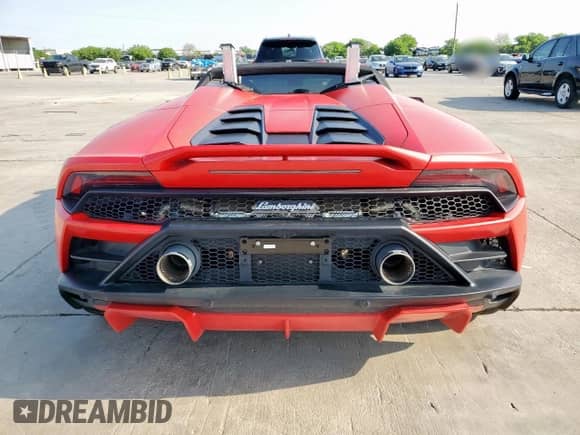 2023 Lamborghini Huracan с VIN ZHWUT5ZF9PLA21574, выставлен на аукционе Copart как лот 53117645 с пробегом 4 562 миль миль и Списание • Salvage title. История ставок и продаж доступна на DreamBid. Изображение 6.