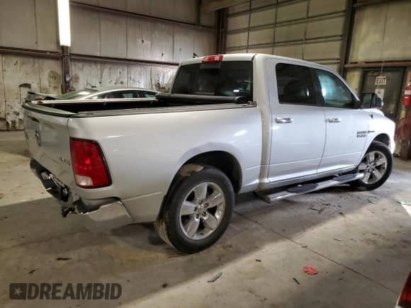 2016 Ram 1500 SLT with VIN 1C6RR7LM0GS161376, listed as a Copart auction lot 46335515 with 183,447 mi miles and Salvage title. Bid and sale history available at DreamBid. Image 3.