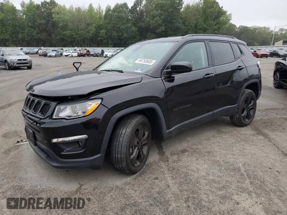 2020 Jeep Compass Altitude с VIN 3C4NJDBB2LT145590, выставлен на аукционе Copart как лот 69753605 с пробегом 42 225 миль миль и Списание • Salvage title. История ставок и продаж доступна на DreamBid. Изображение 1.