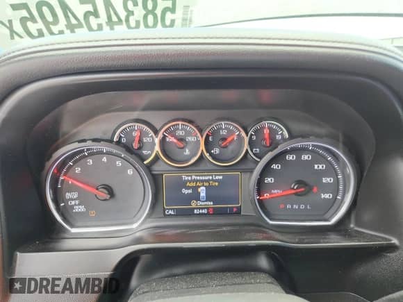 2019 Chevrolet Silverado 1500 LTZ с VIN 3GCPWEED8KG164231, выставлен на аукционе Copart как лот 58345495 с пробегом 82 440 миль миль и На запчасти • Non repairable. История ставок и продаж доступна на DreamBid. Изображение 9.