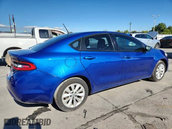 2014 Dodge Dart Aero z VIN 1C3CDFDH4ED823409, wystawiony jako Copart lot #81345005 z przebiegiem 98 080 mil mil oraz Czysty tytuł • Clean title. Historia ofert i sprzedaży dostępna na DreamBid. Obrazek 3.