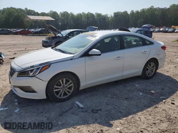 2017 Hyundai Sonata 2.4L with VIN 5NPE24AF7HH594935, listed as a Copart auction lot 62217835 with 96,502 mi miles and Salvage title. Bid and sale history available at DreamBid. Image 1.