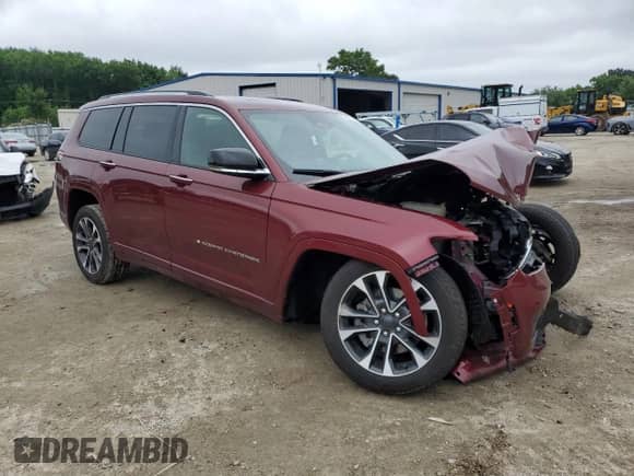 2022 Jeep Grand Cherokee Overland с VIN 1C4RJKDG5N8516550, выставлен на аукционе Copart как лот 61286715 с пробегом 42 138 миль миль и Списание • Salvage title. История ставок и продаж доступна на DreamBid. Изображение 4.