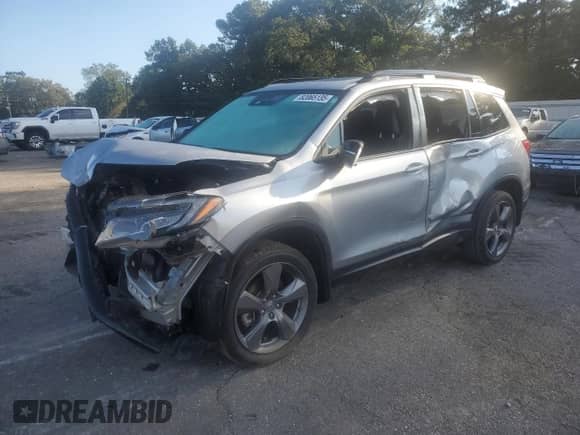 2020 Honda Passport Touring с VIN 5FNYF8H92LB010179, выставлен на аукционе Copart как лот 82065135 с пробегом Не указан миль и Списание • Salvage title. История ставок и продаж доступна на DreamBid. Изображение 1.