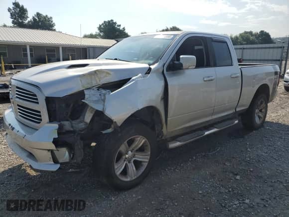 2014 Ram 1500 Sport with VIN 1C6RR7HTXES251714, listed as a Copart auction lot 80853595 with 194,762 mi miles and Salvage title. Bid and sale history available at DreamBid. Image 1.