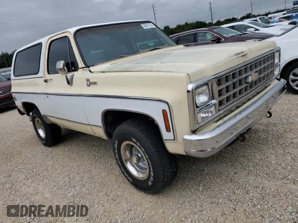 1980 Chevrolet Blazer с VIN CKL18AF139471, выставлен на аукционе Copart как лот 74931074 с пробегом 6 338 миль миль и Списание • Salvage title. История ставок и продаж доступна на DreamBid. Изображение 4.