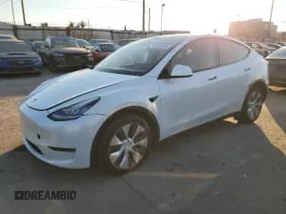 2021 Tesla Model Y Long Range z VIN 5YJYGDEE5MF072572, wystawiony jako Copart lot #88444425 z przebiegiem Nie podano mil oraz Szkoda całkowita • Salvage title. Historia ofert i sprzedaży dostępna na DreamBid. Obrazek 1.
