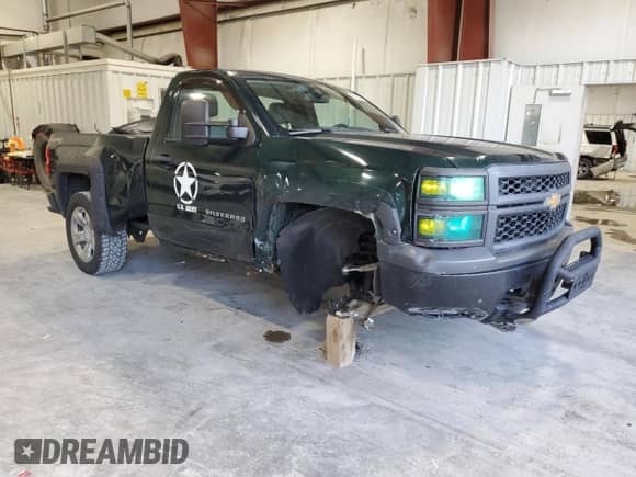 2015 Chevrolet Silverado 1500 Work Truck with VIN 1GCNKPECXFZ301228, listed as a Copart auction lot 89886245 with 182,963 mi miles and Salvage title. Bid and sale history available at DreamBid. Image 4.