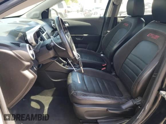 2013 Chevrolet Sonic RS with VIN 1G1JH6SB0D4193126, listed as a Copart auction lot 52168534 with 74,810 mi miles and Salvage title. Bid and sale history available at DreamBid. Image 7.