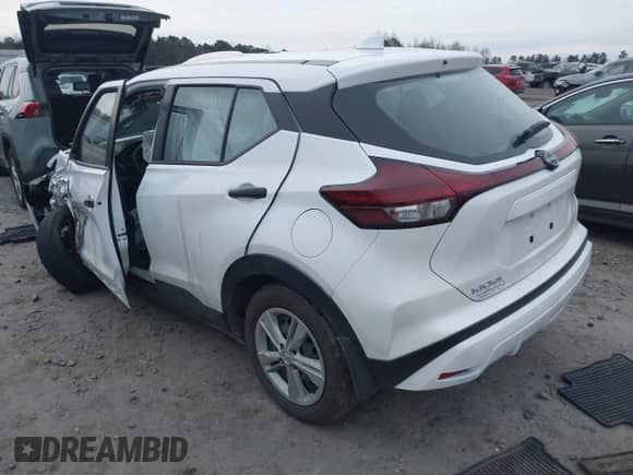 2024 Nissan Kicks S with VIN 3N1CP5BV6RL568707, listed as a IAAI auction lot 41611662 with 7,737 mi miles and . Bid and sale history available at DreamBid. Image 3.